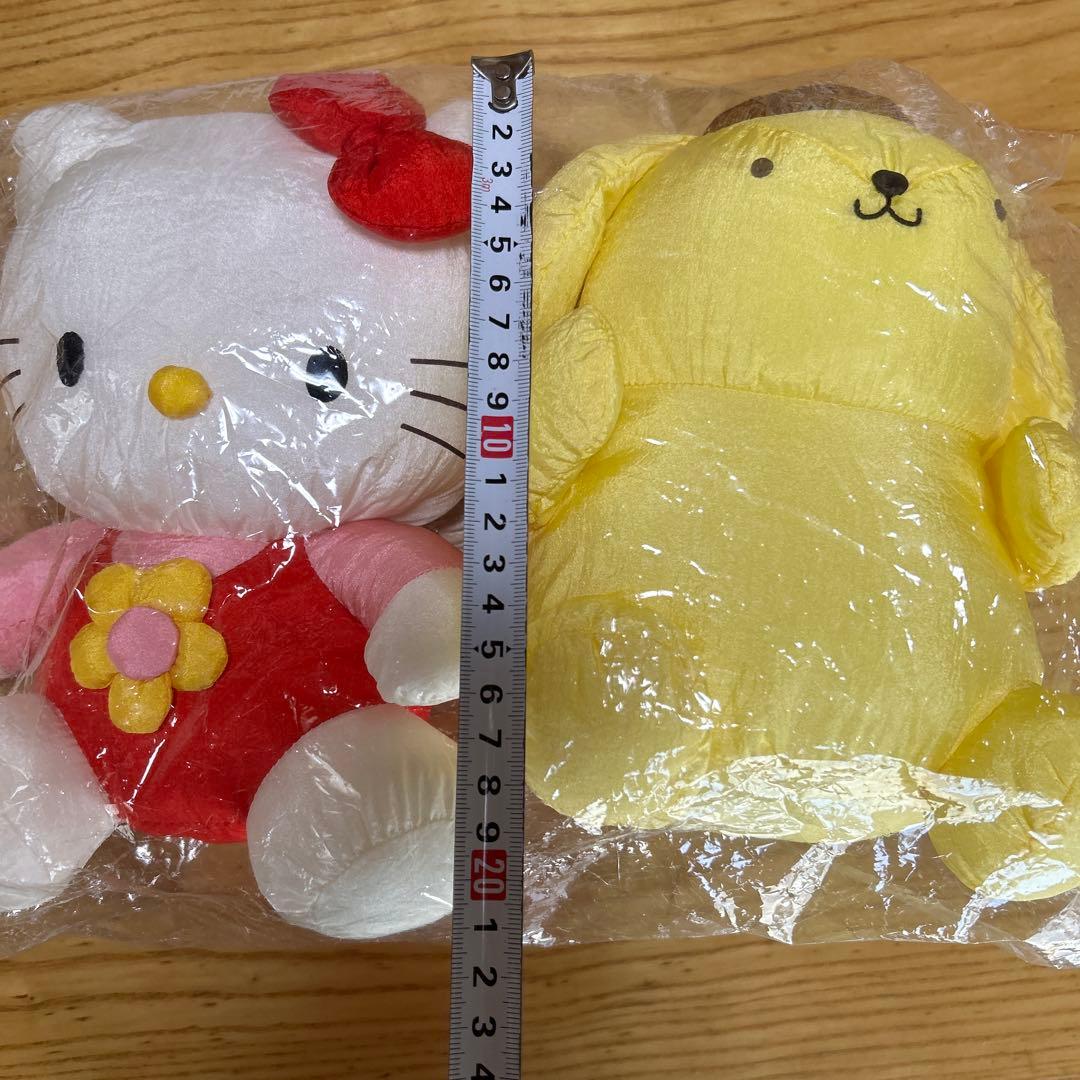 サンリオ　ナイロン　ぬいぐるみ　キティー　ポムポムプリン
