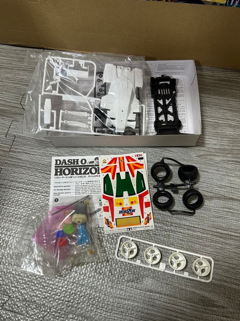 タミヤ ミニ四駆 ダッシュ！四駆郎 当時物5台＋未開封パーツ