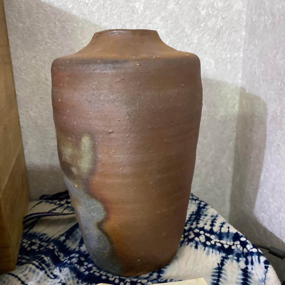 中村六郎　備前　花入