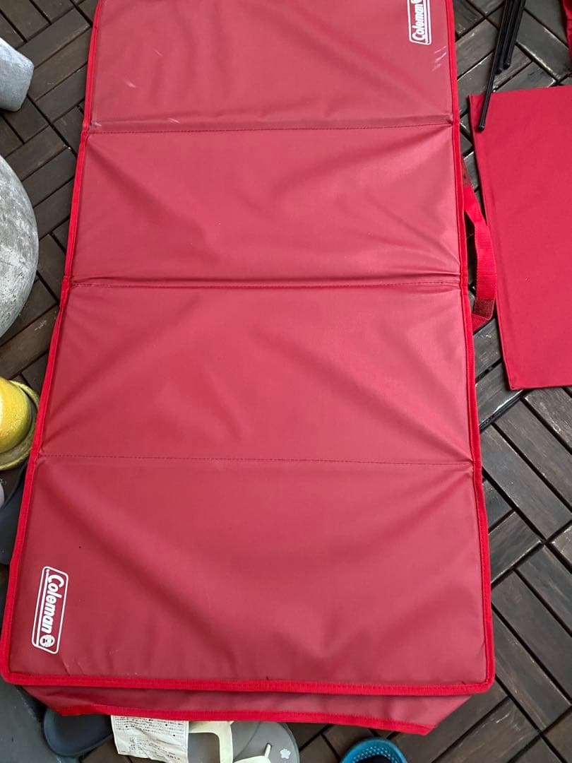 コールマン　キャリー　ワゴン　カート　テーブル（フタ）付き　アウトドア