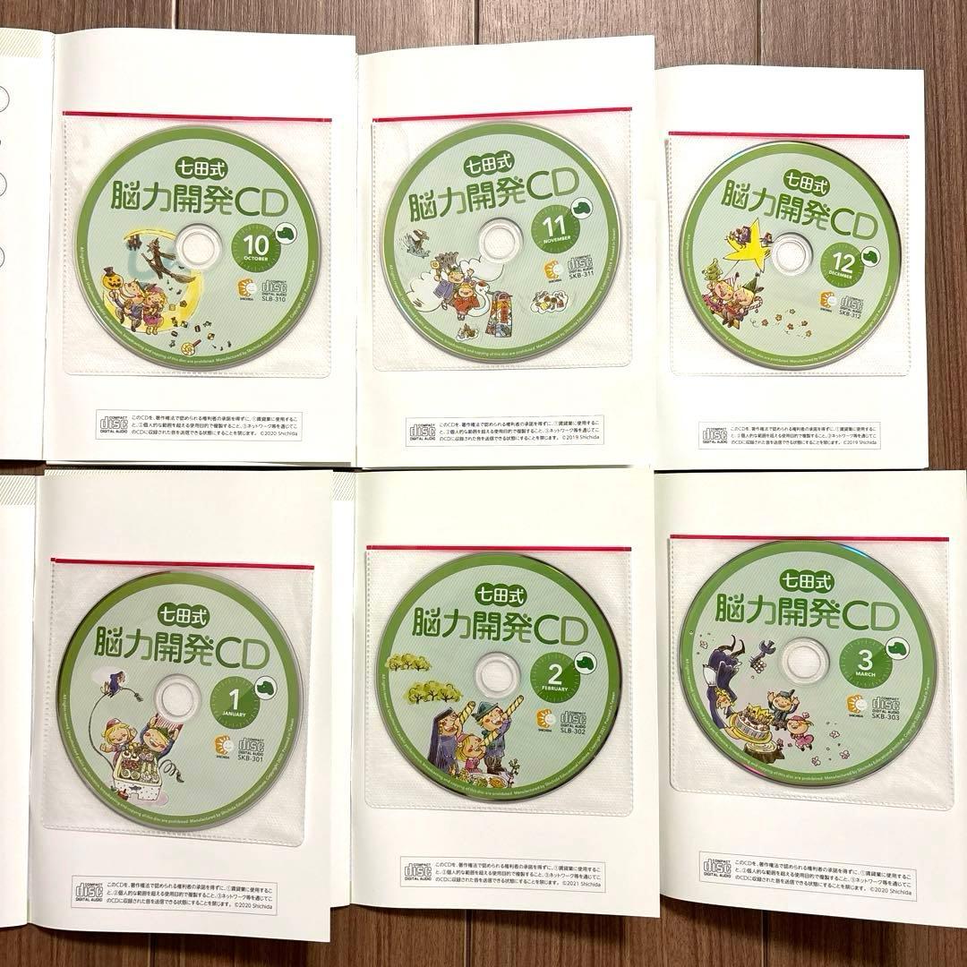 七田式 能力開発CD 年少 いぬ 12ヶ月セット 1年分