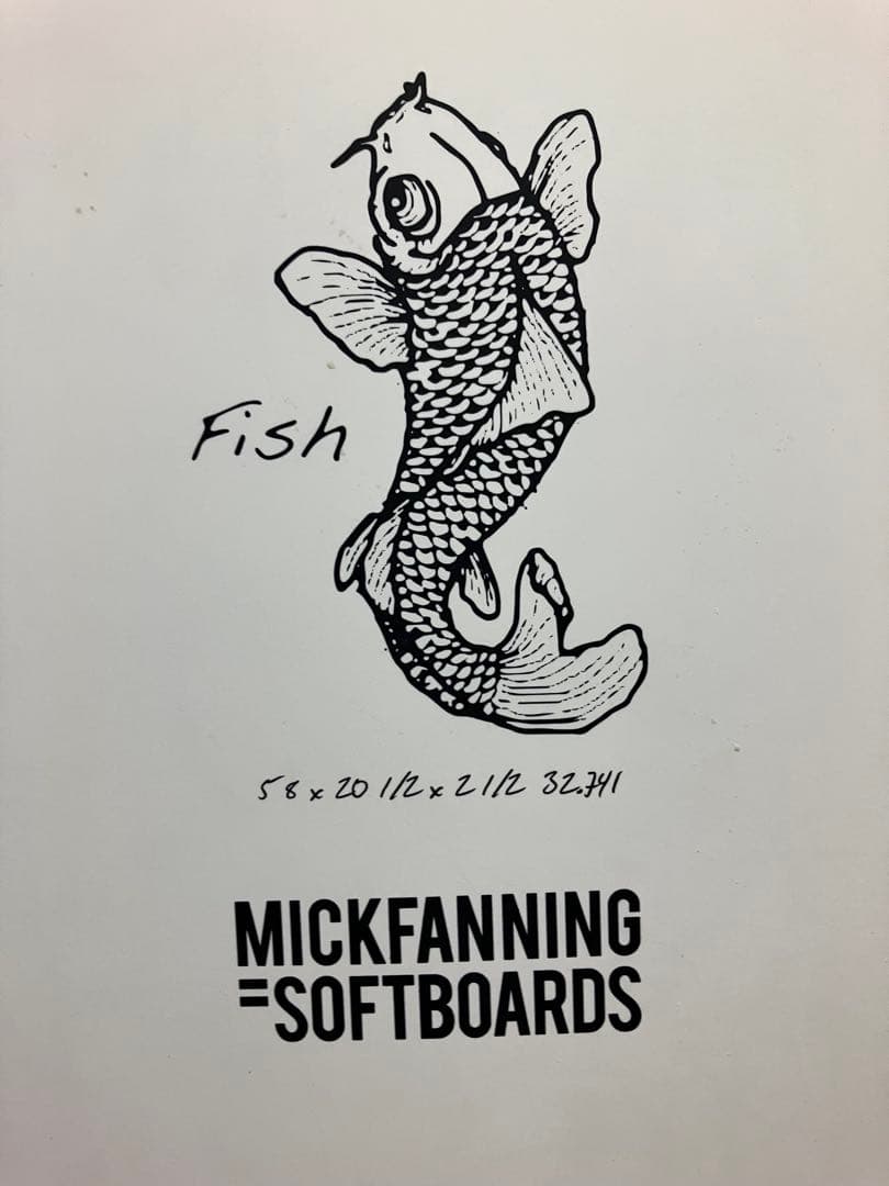 5.8 MFクマフィッシュ ソフトボード　※手渡希望