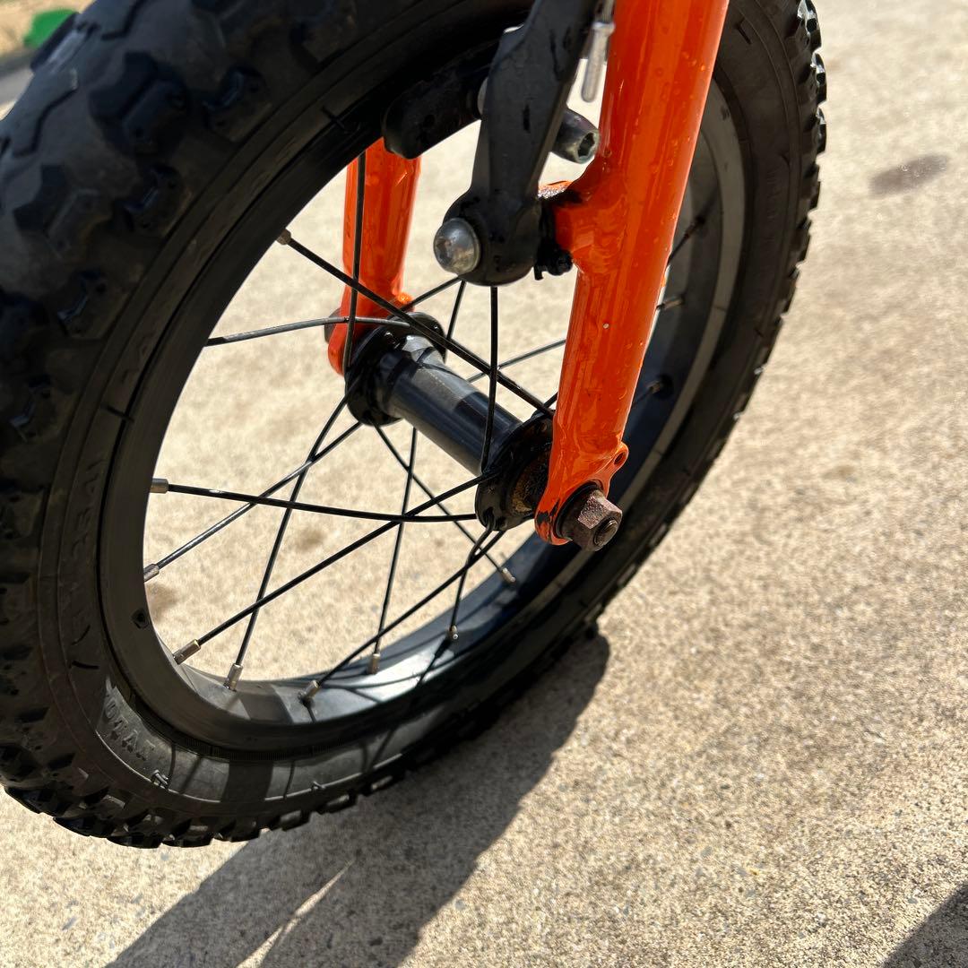 手渡し希望　千葉　ヨツバサイクル　14インチ　ラムネブルー