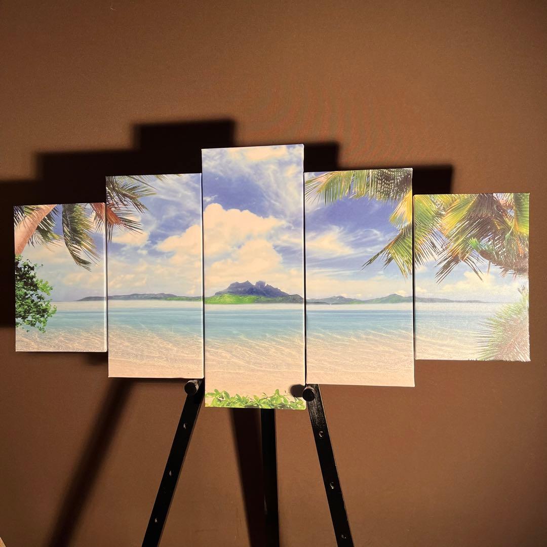 パネルアート アイランド デジタルプリント インテリア 絵画