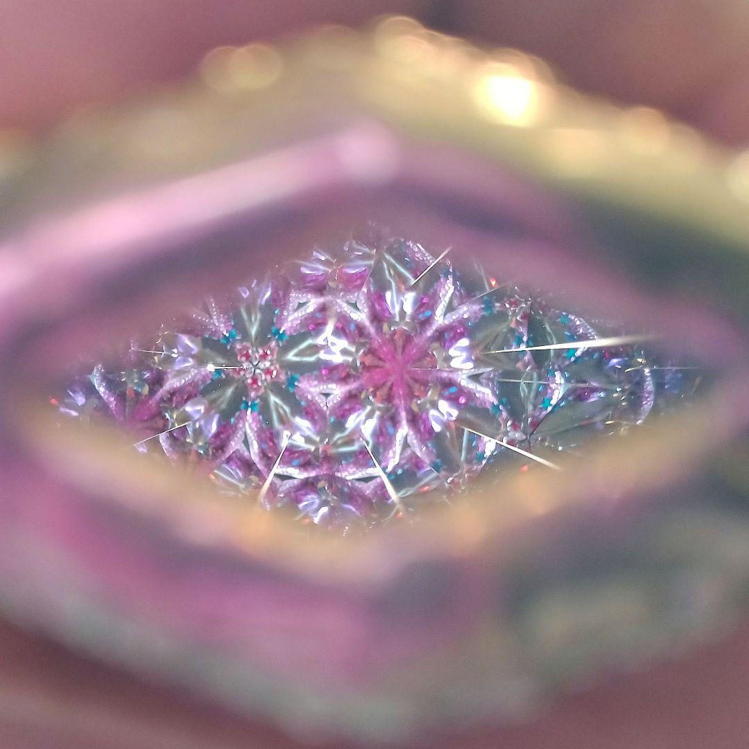 ＊「ペット、喫煙者無し」　万華鏡ステンドグラス　ガラス製カレイドスコープ