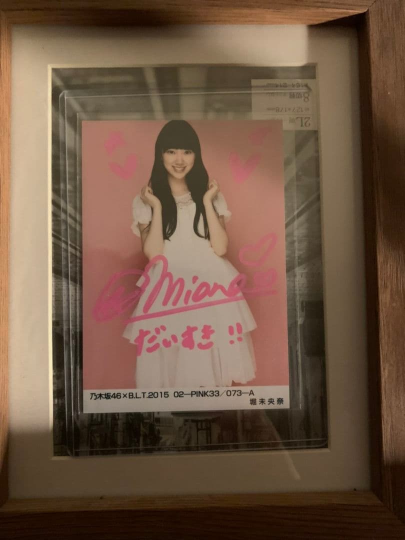 乃木坂46直筆サイン堀みおな西野ななせオマケホットギミックポストカード