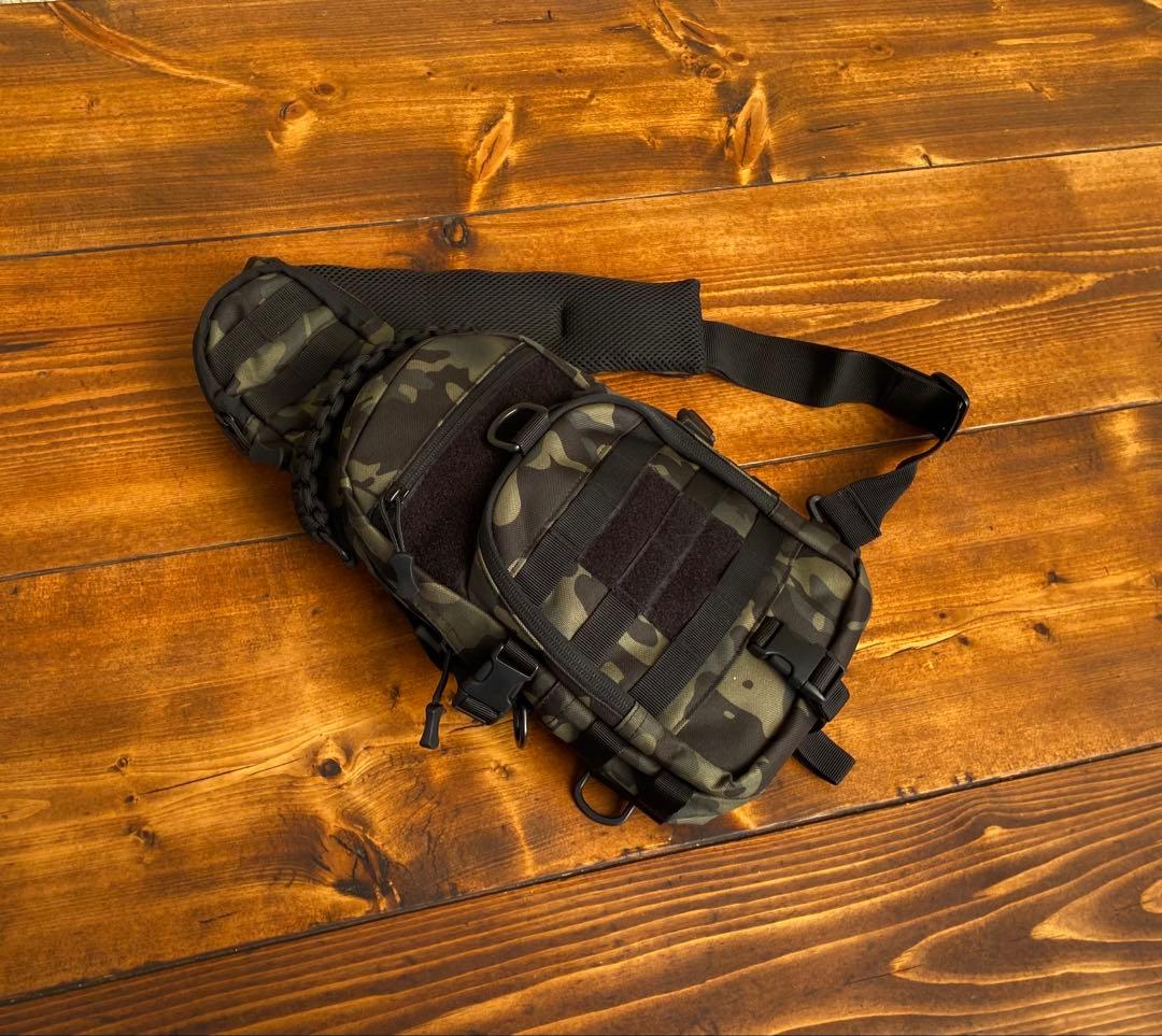 クワガタ採集セット　オリジナルかき出し棒　採集道具　迷彩柄　採集ケース　オレンジ