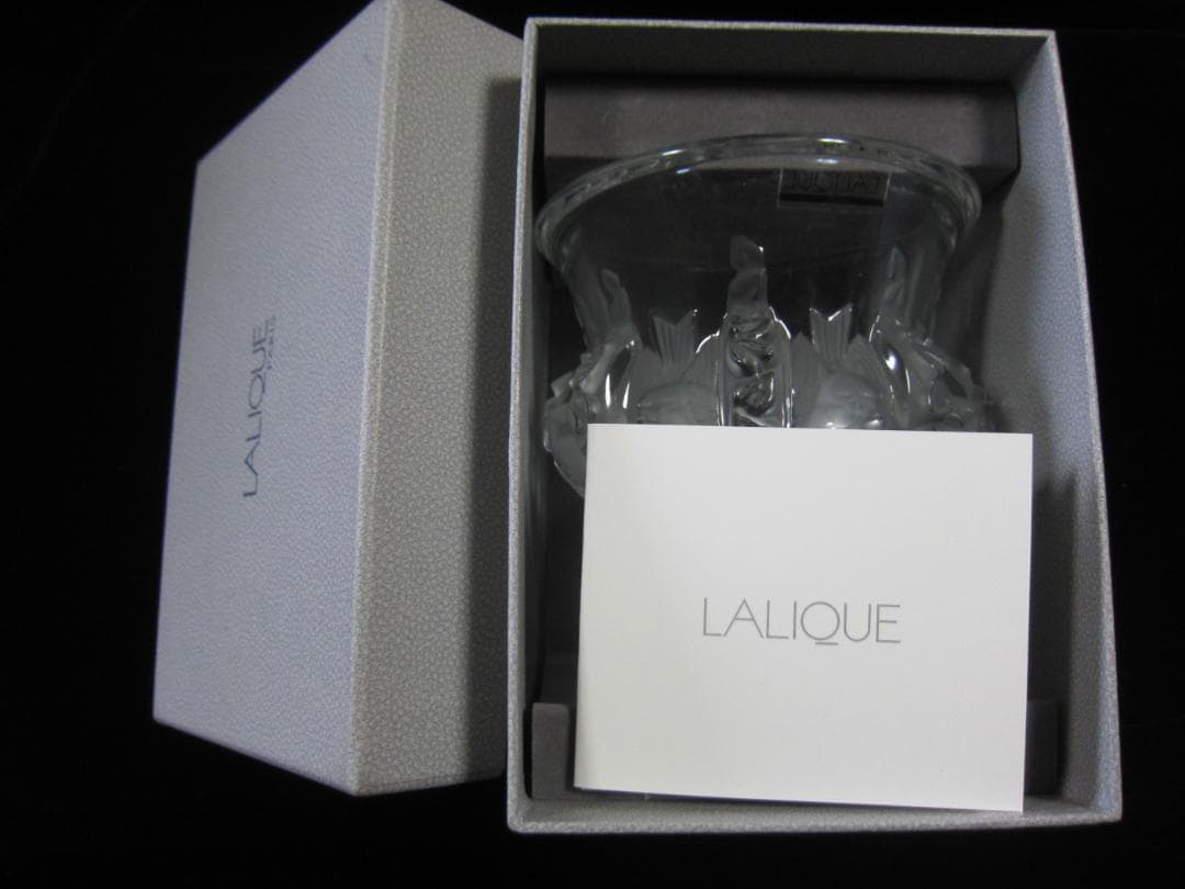 箱付き　ラリック　ダンピエール　花瓶（フラワーベース）