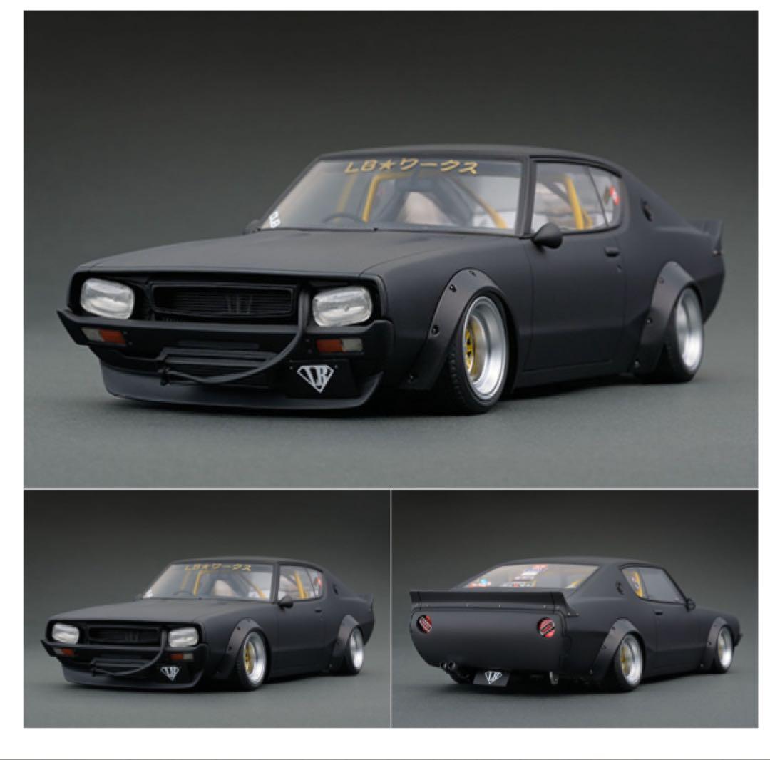 週末値下げイグニッションモデル1/18 LBWK ケンメリマットブラック0965