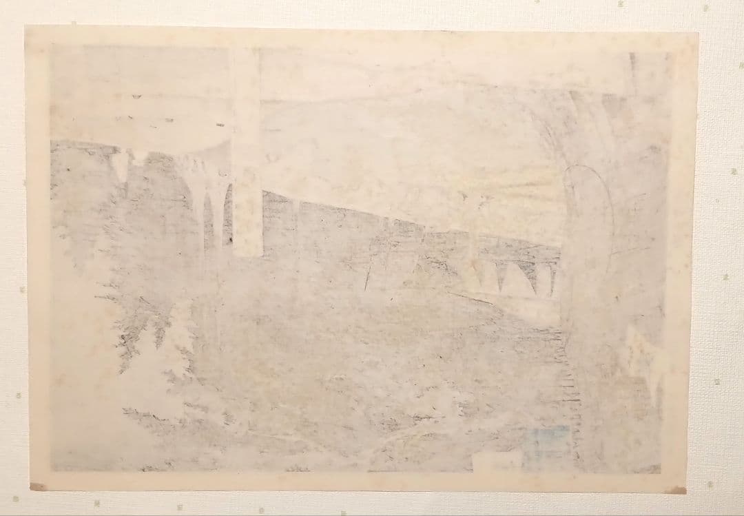 新版画富士三十六景ノ内吉田口四合目の雨徳力富吉郎画昭和15年頃内田美術書肆出版