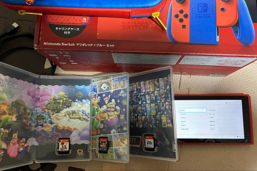 Nintendo Switch 本体 ゲームソフト3本付き