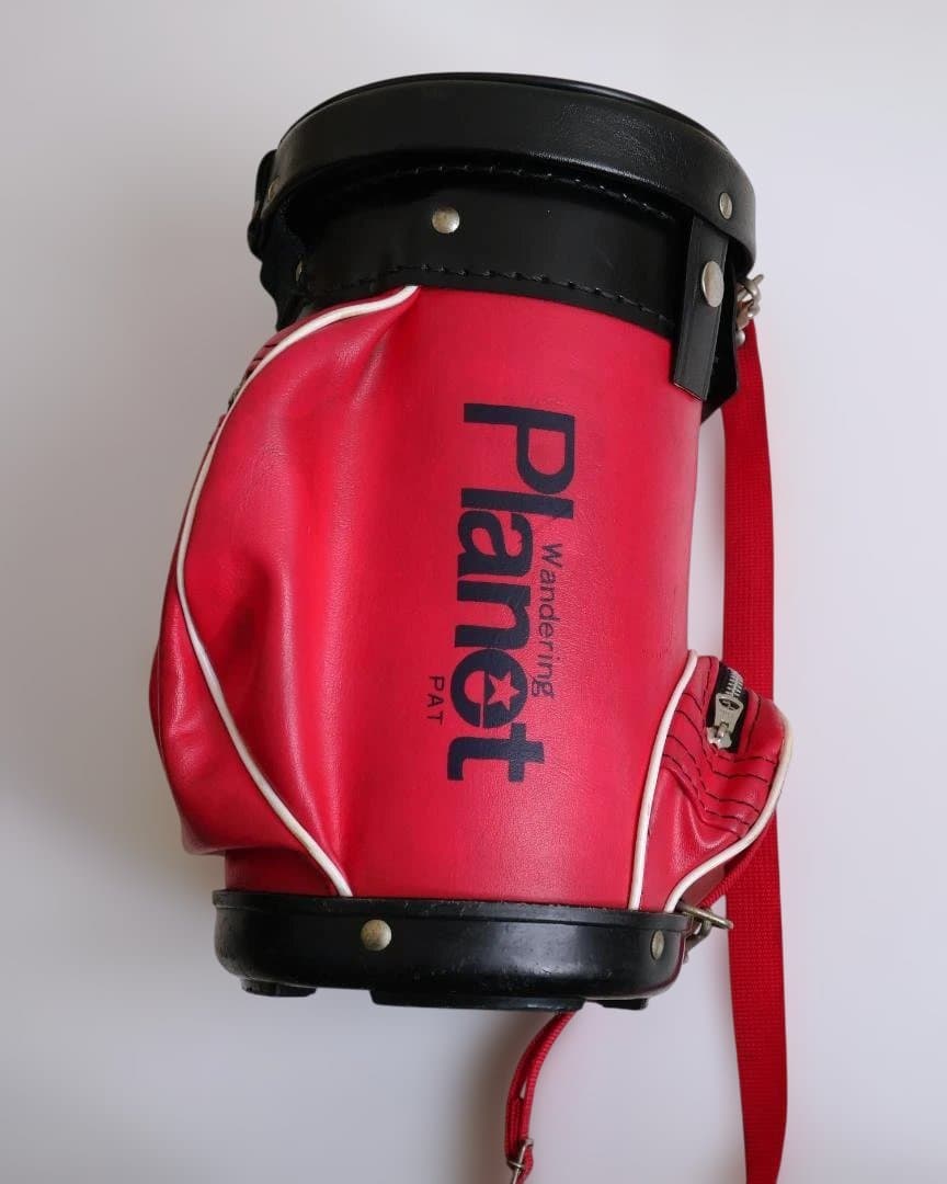 【希少中古】Wandering Planet ミニキャディーバッグ[赤]