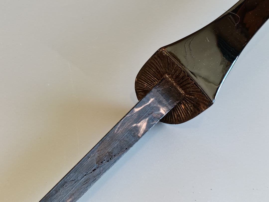 盛嶋開鐘写 名工内間直樹氏作 八重山黒木