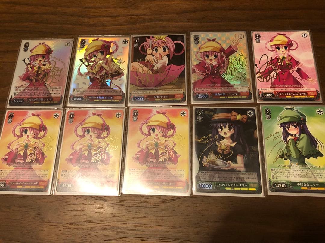 【毎日値下げ中】ヴァイス　ミルキィホームズ　サイン10枚！　デッキ　シャロ軸