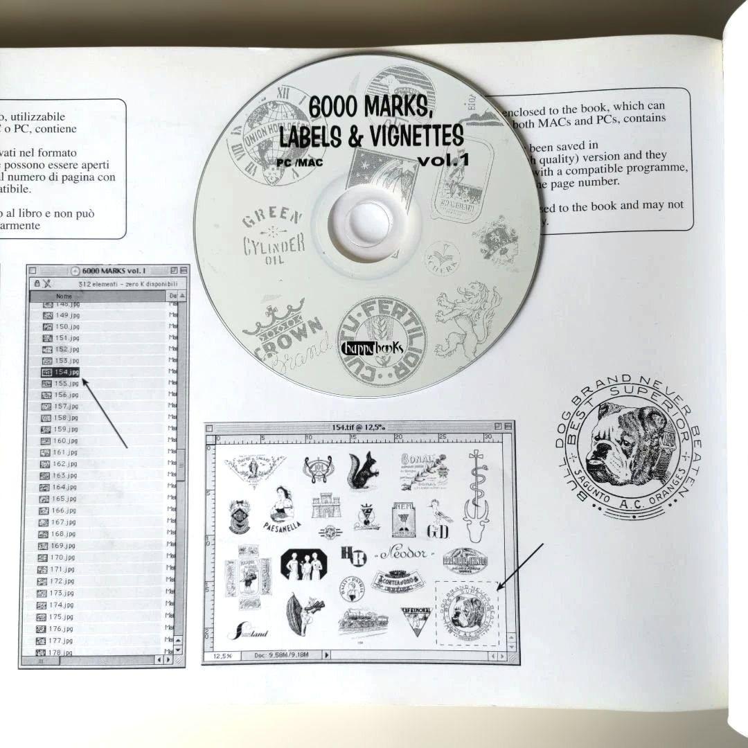 6000 MARKS LABELS & VIGNETTES Vol.1/マーク