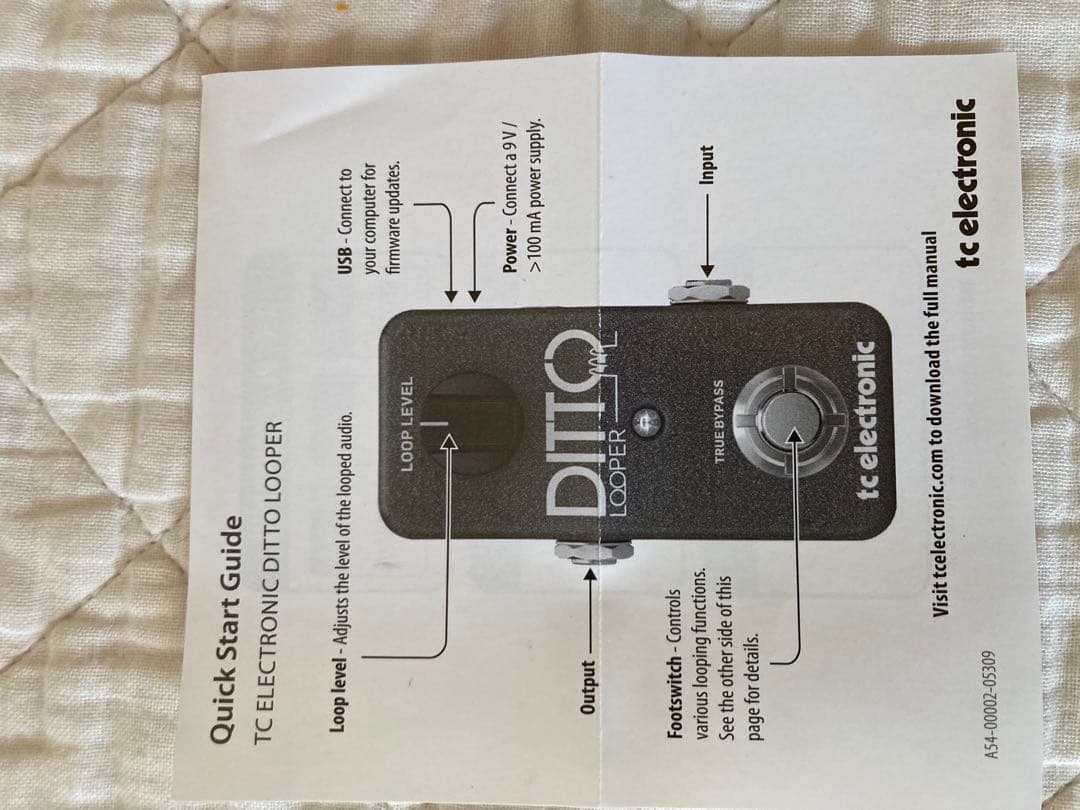 tc electronic DITTO LOOPER 未使用品