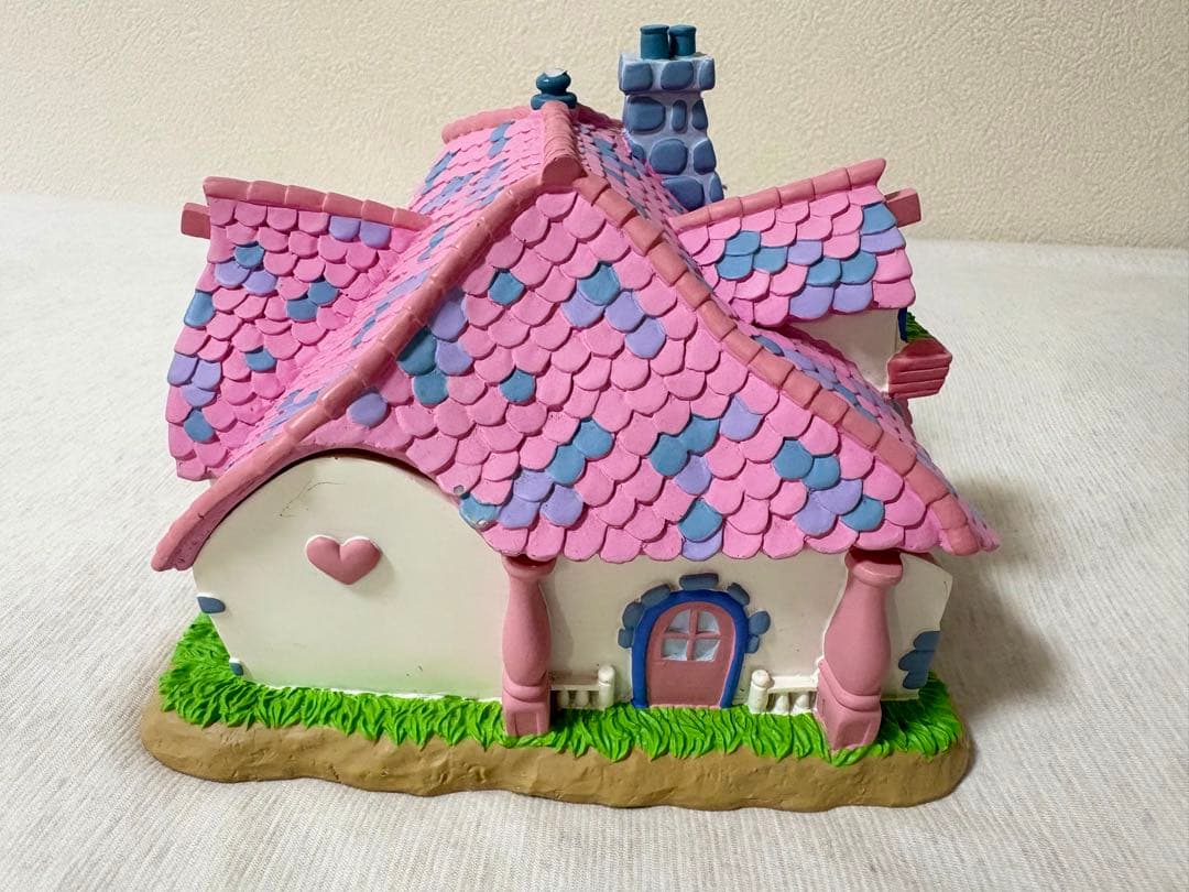 【約30年前の非売品、UCC当選品】ミッキー ミニー ドナルドの家 陶器置物