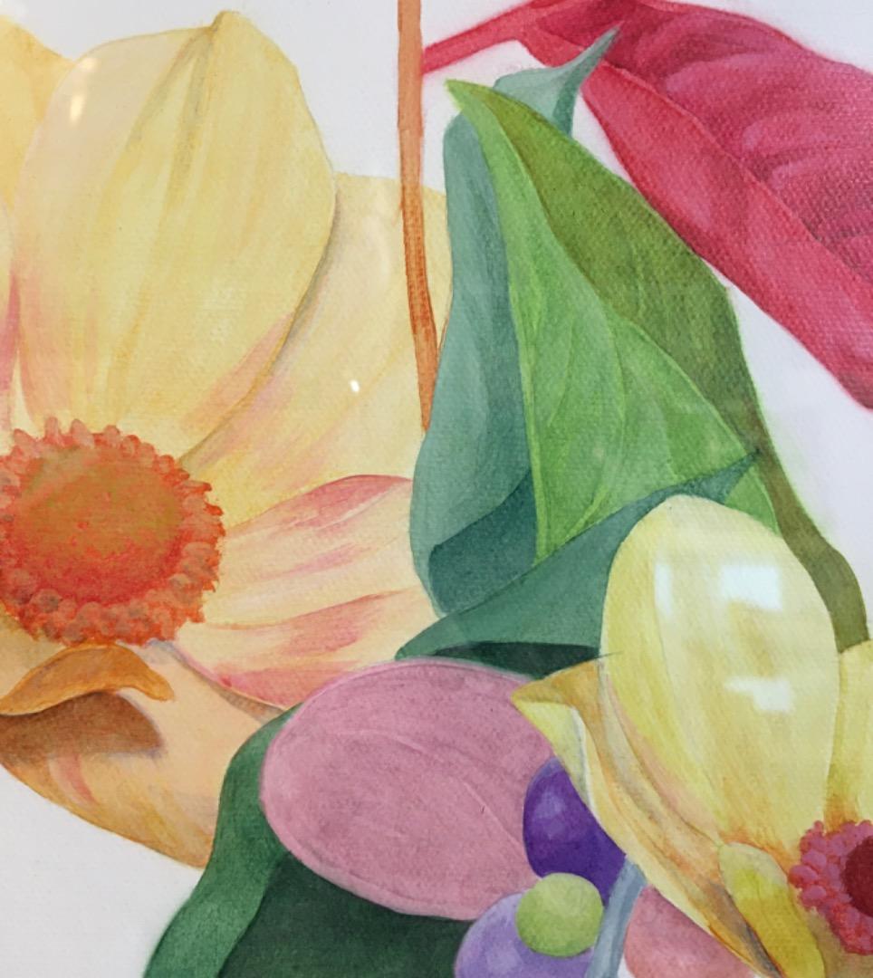 ○河端通浩「甘やかされた一人娘のような季節」2013年 肉筆 油彩 三越 [美品