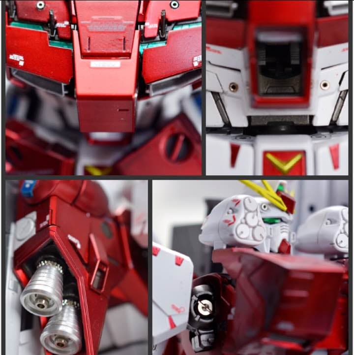 MG 1/100 RX-93 vガンダム HWS付き改造完成品