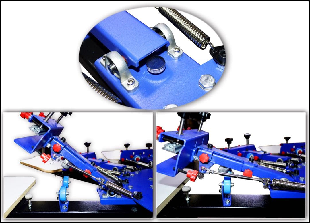 6色6台シルクスクリーン印刷機1台