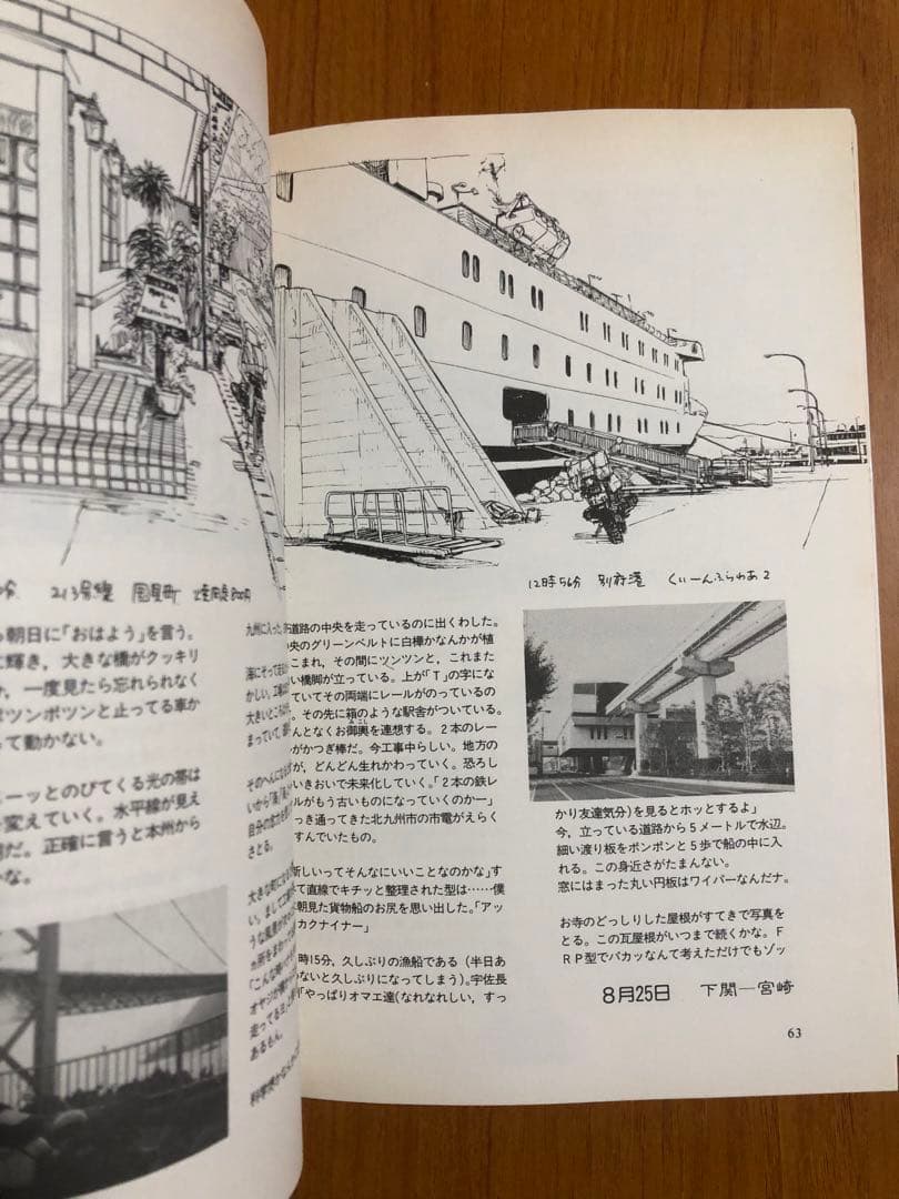 ぼくとバイクの二人ごと 日本一周ツーリング 摺本好作スケッチ集