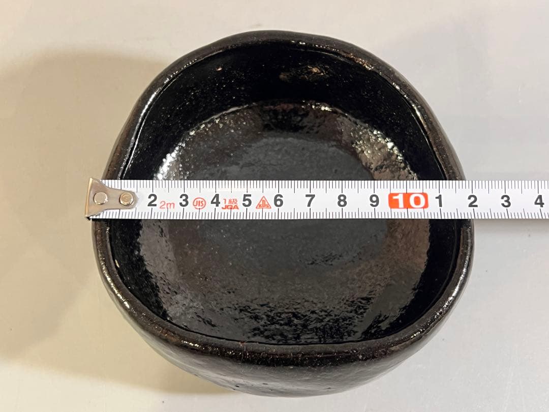 ZE433 茶道具 黒楽茶碗 書紙付