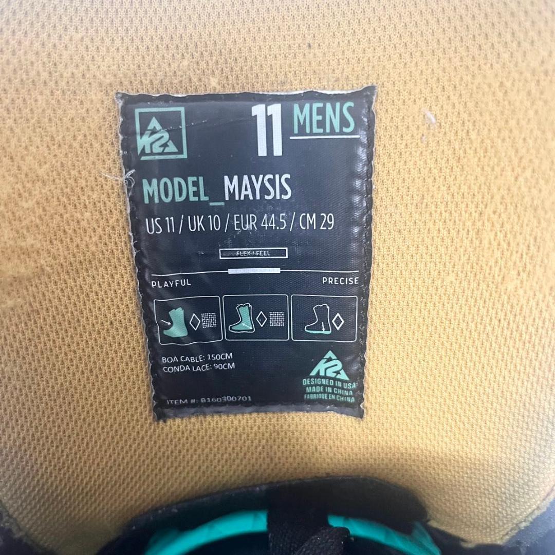 K2 MAYSIS スノーボードブーツ 29cm ダブルBOA スノボブーツ