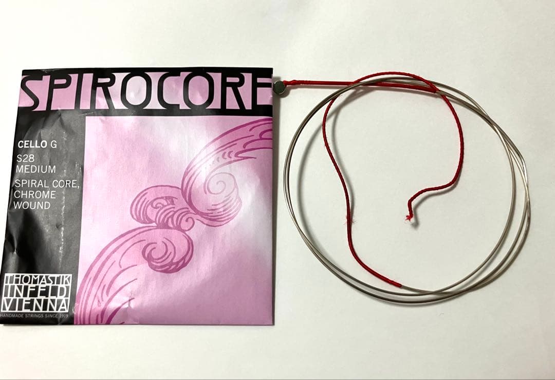 Spirocore チェロ弦 G線 C線シルバー巻