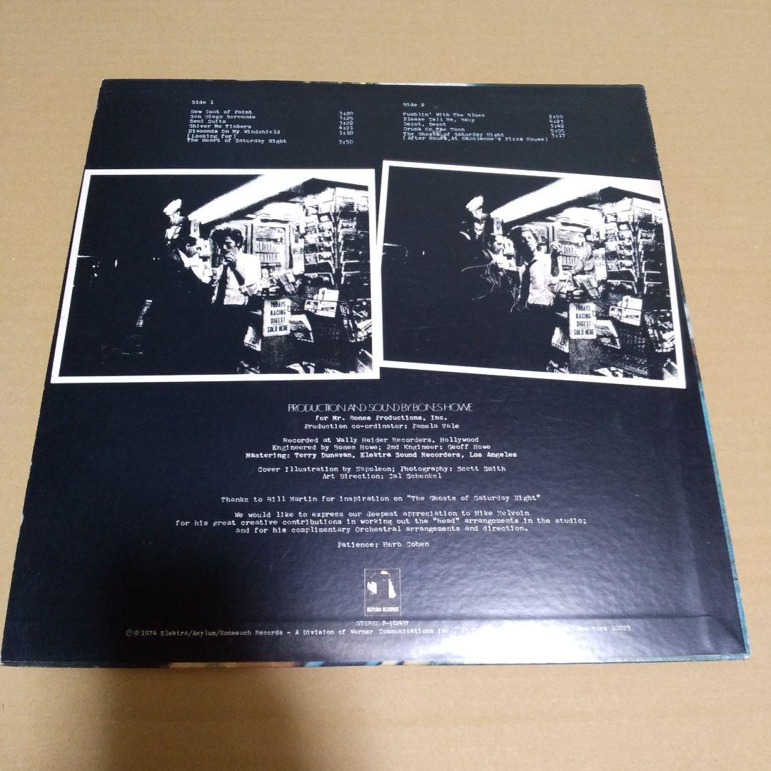 レコード　The Heart of Saturday Night　トム・ウェイツ