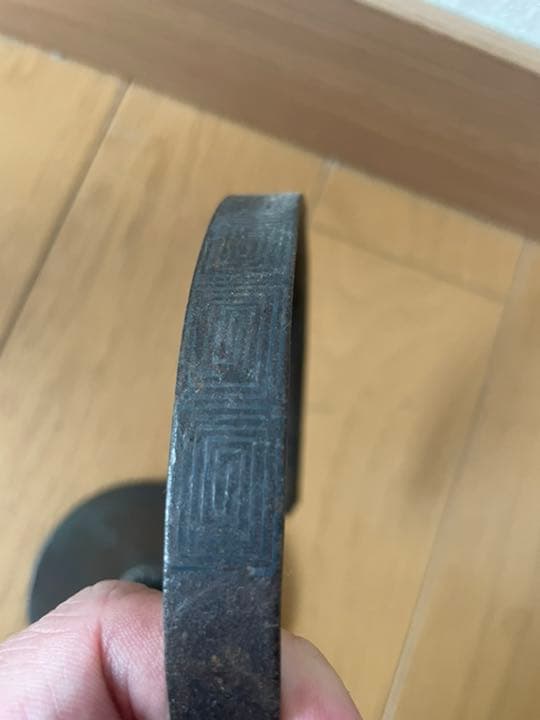 鉄瓶　蓋　取っ手　金寿堂　象嵌　銀 雨宮