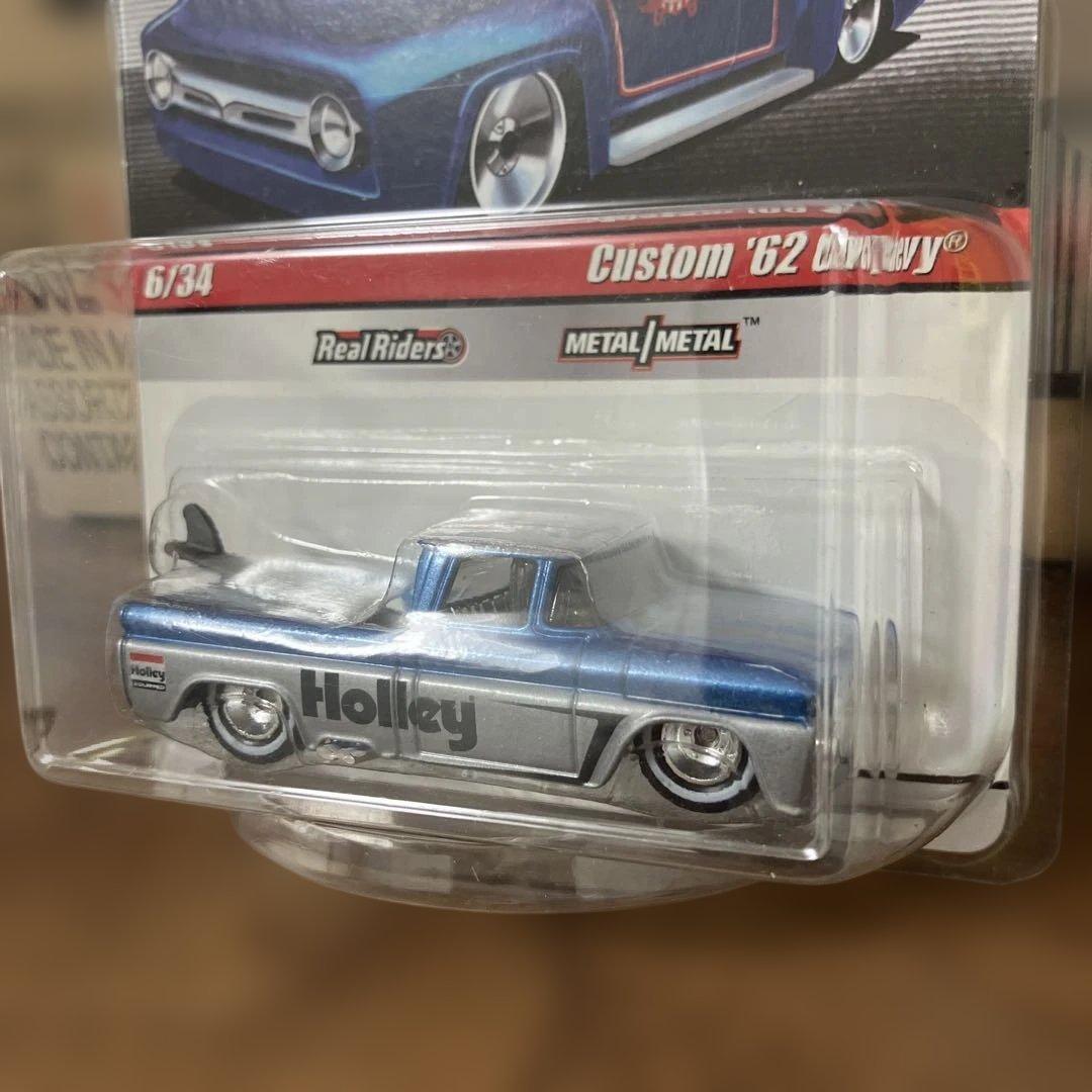 ホットウィール　CUSTOM 62 CHEVY PICKUP 青　レア