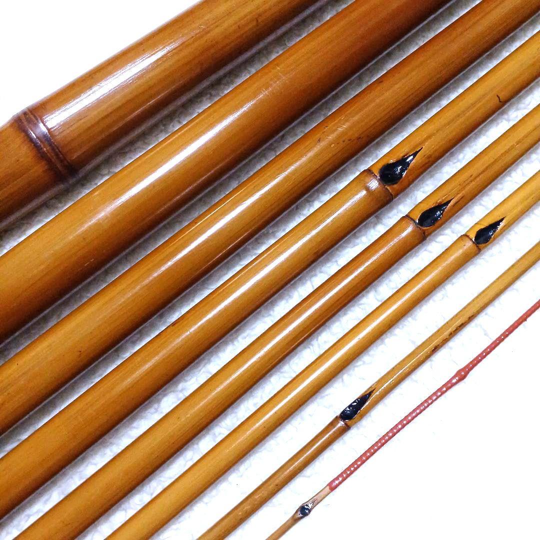 良品 竿よし作 ヤマメ竿 5.3m 渓流竿 万能竿 鮎竿 タナゴ竿 和竿 竹竿