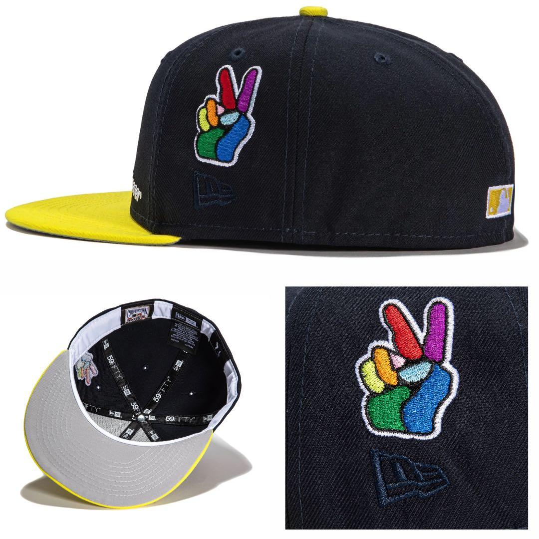 【海外限定】ニューエラ 59FIFTY オークランドアスレチックス ネイビー