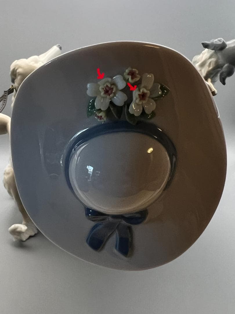 【海】リヤドロ　5802　優雅な散歩のひととき　置物　高約39cm LLADRO