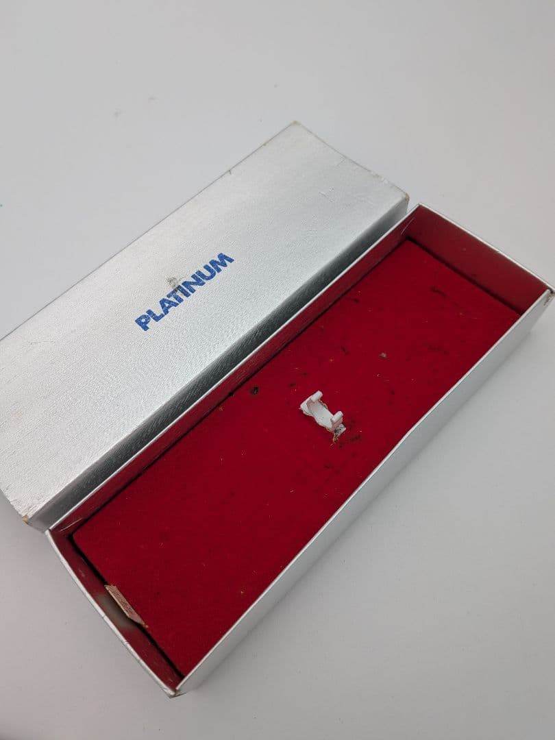 プラチナ万年筆 ペン先18金18K PLATINUM 箱付・細字②8