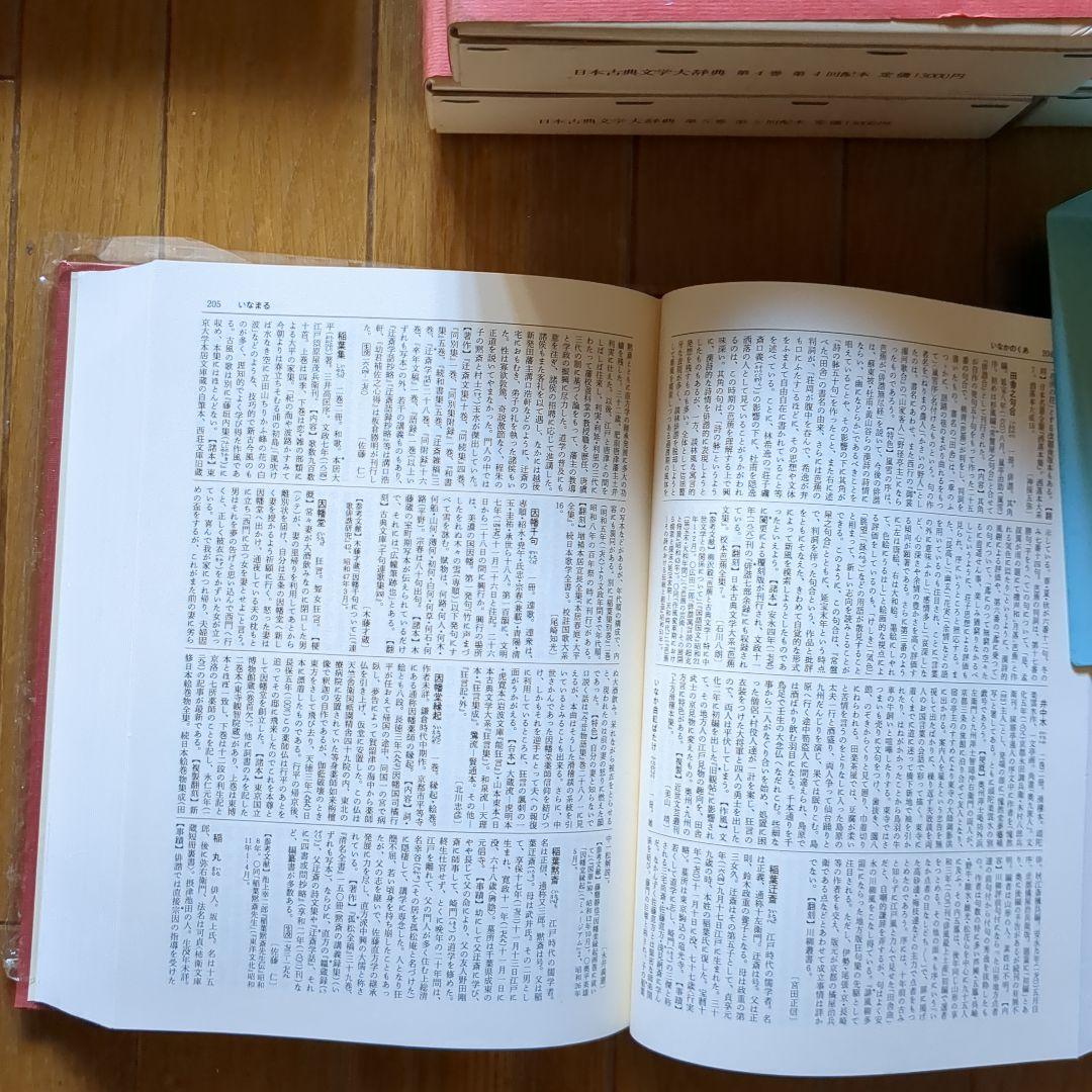 岩波書店　日本古典文学大辞典 全6巻セット