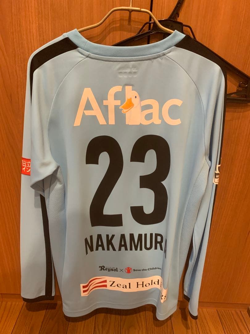 中村航輔 柏レイソルGKユニフォーム直筆サイン入り