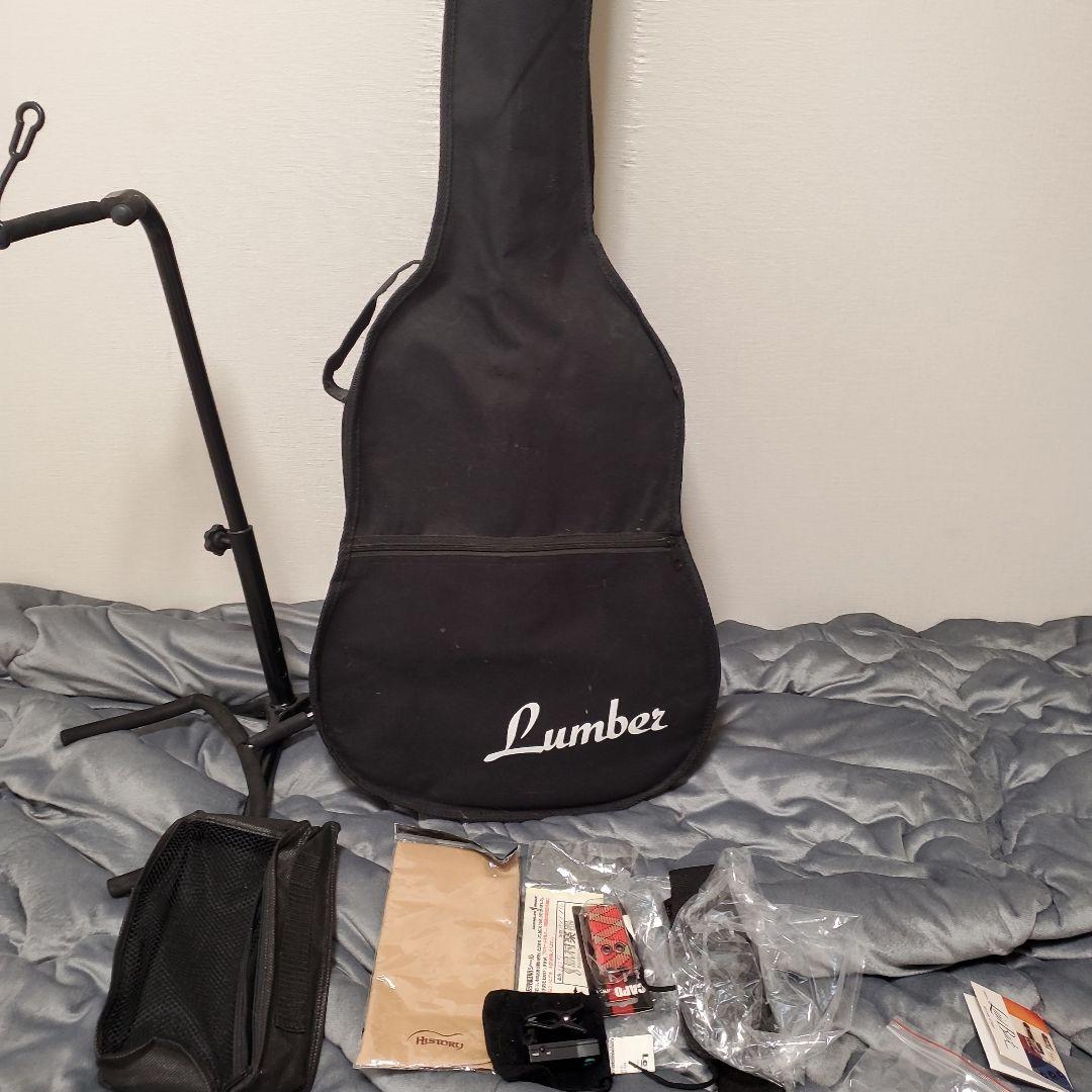 Lumber アコースティックギター 赤　レッド