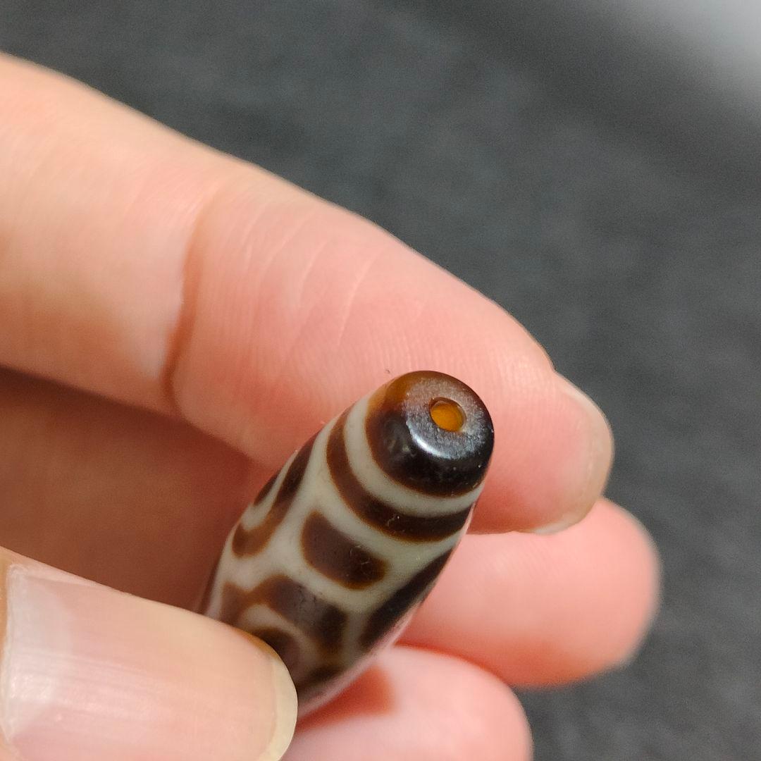 A17 珍しいマットな質感　龍眼天珠（オスとメス）2点セット　天然石　天珠　風水