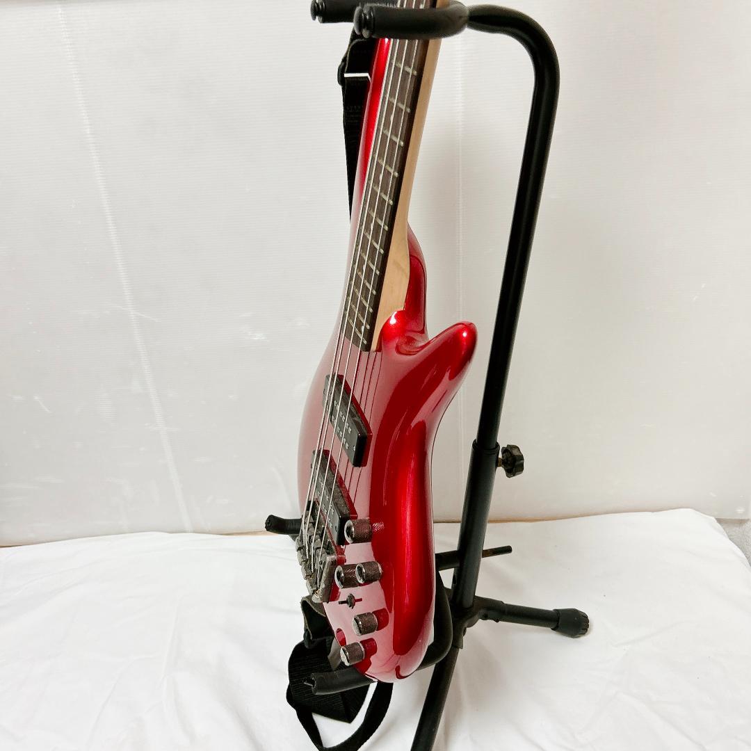 美品 Ibanez アイバニーズ SR300E アクティブベース レッド