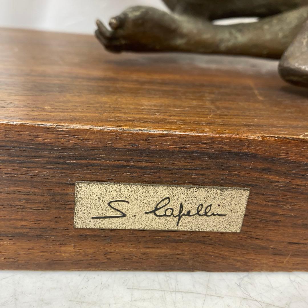 セルジオ・カペリーニ　ブロンズ裸婦　4503g トコト　東さ7-0819①