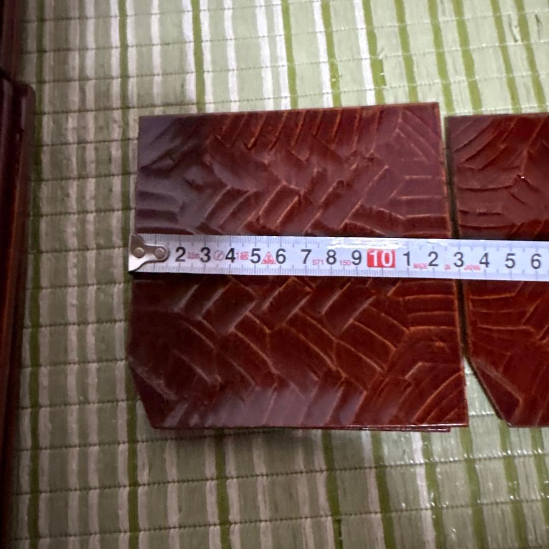 折式　讃岐彫刻　お盆　お膳　菓子盆　工芸品　骨董品　角折　角盆　皿