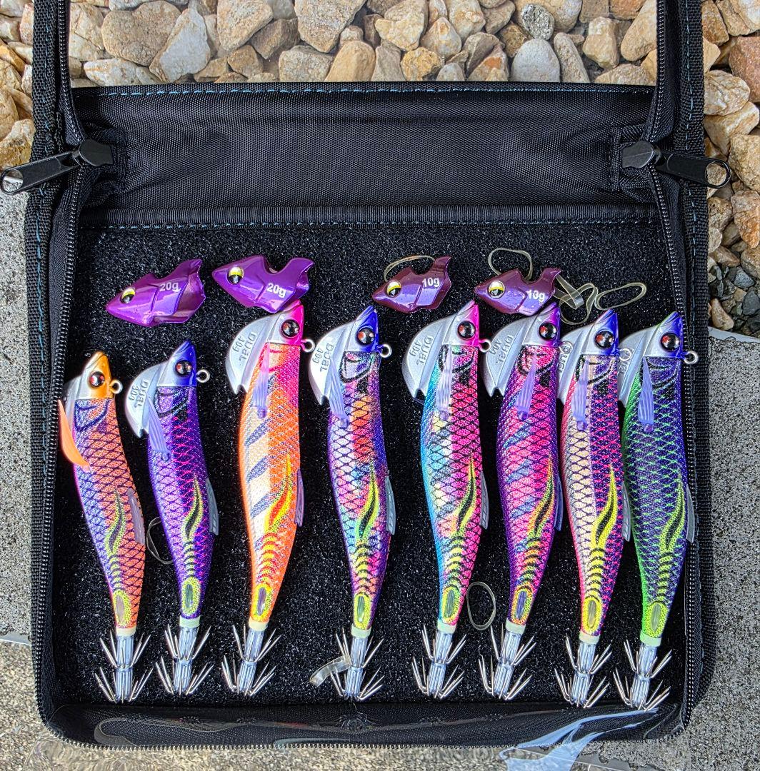 DUEL エギ イージーQ フィンプラス TR　エメラルダスケース付