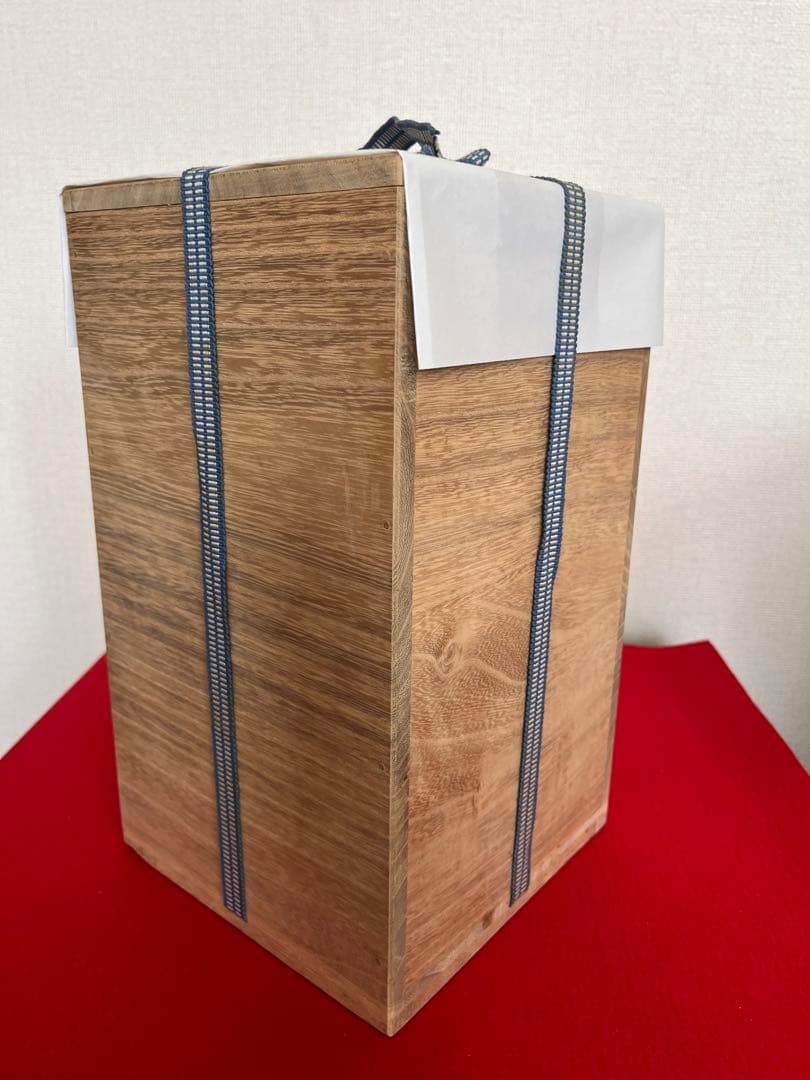 人間国宝 三代 徳田八十吉（正彦銘）花生 約26.5㎝ T188 共箱 陶歴付