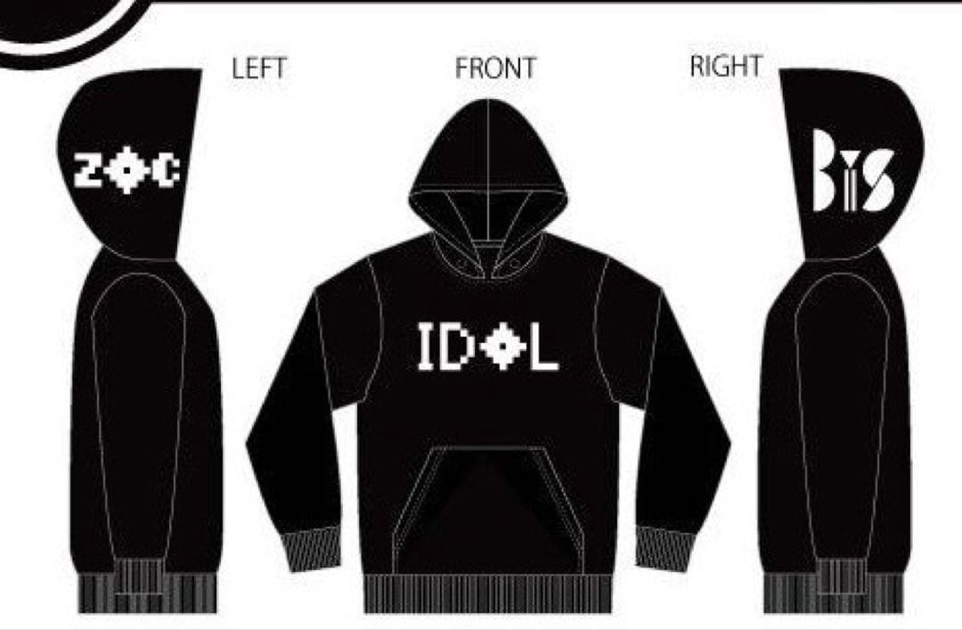 新品 BiS ZOC IDOLパーカー XLサイズ