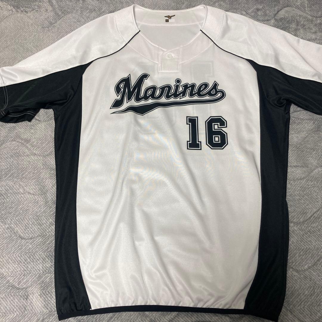 千葉ロッテマリーンズ　種市篤暉　オーセンティック　プラクティスウエア