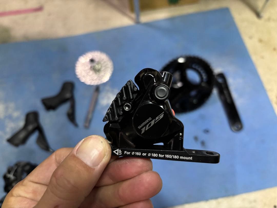 シマノ 105 Di2 12速 油圧ディスク グループセット 中古 作動確認済み