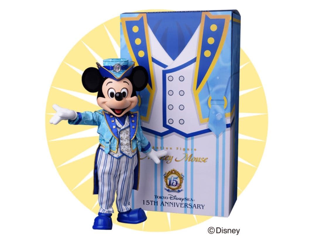 新品★TDS15周年 ミッキーマウス アクションフィギュア 1/6