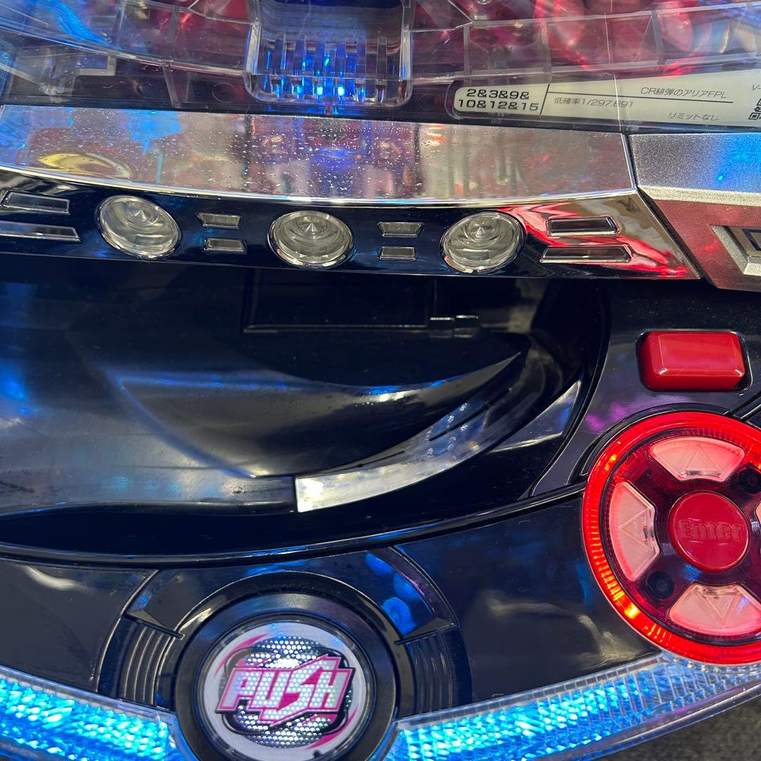 データランプ付き　パチンコ実機台　循環式　CR緋弾のアリアFPL