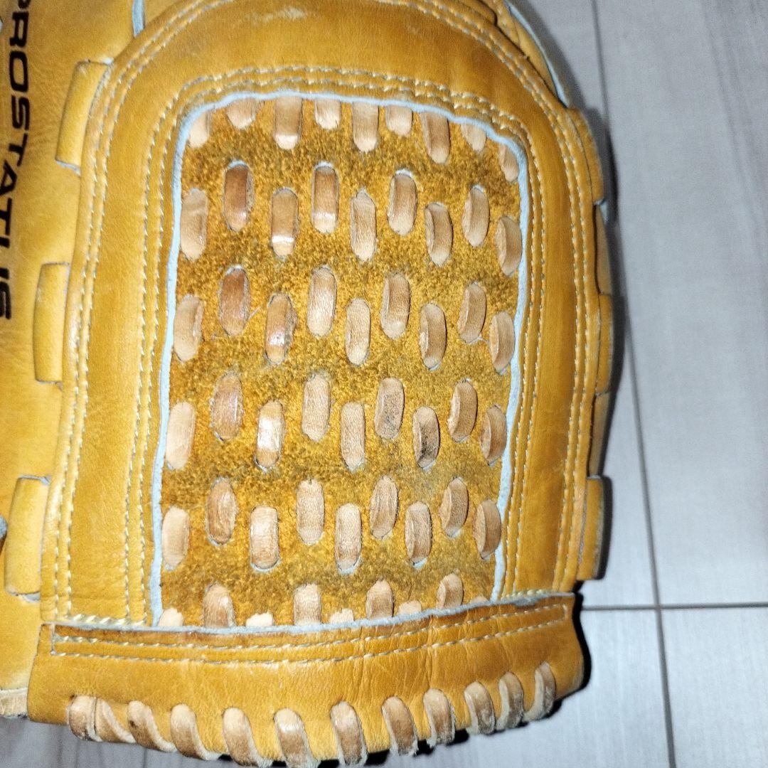 ZETT PROSTATUS 軟式グローブ イエロー　ピッチャー用